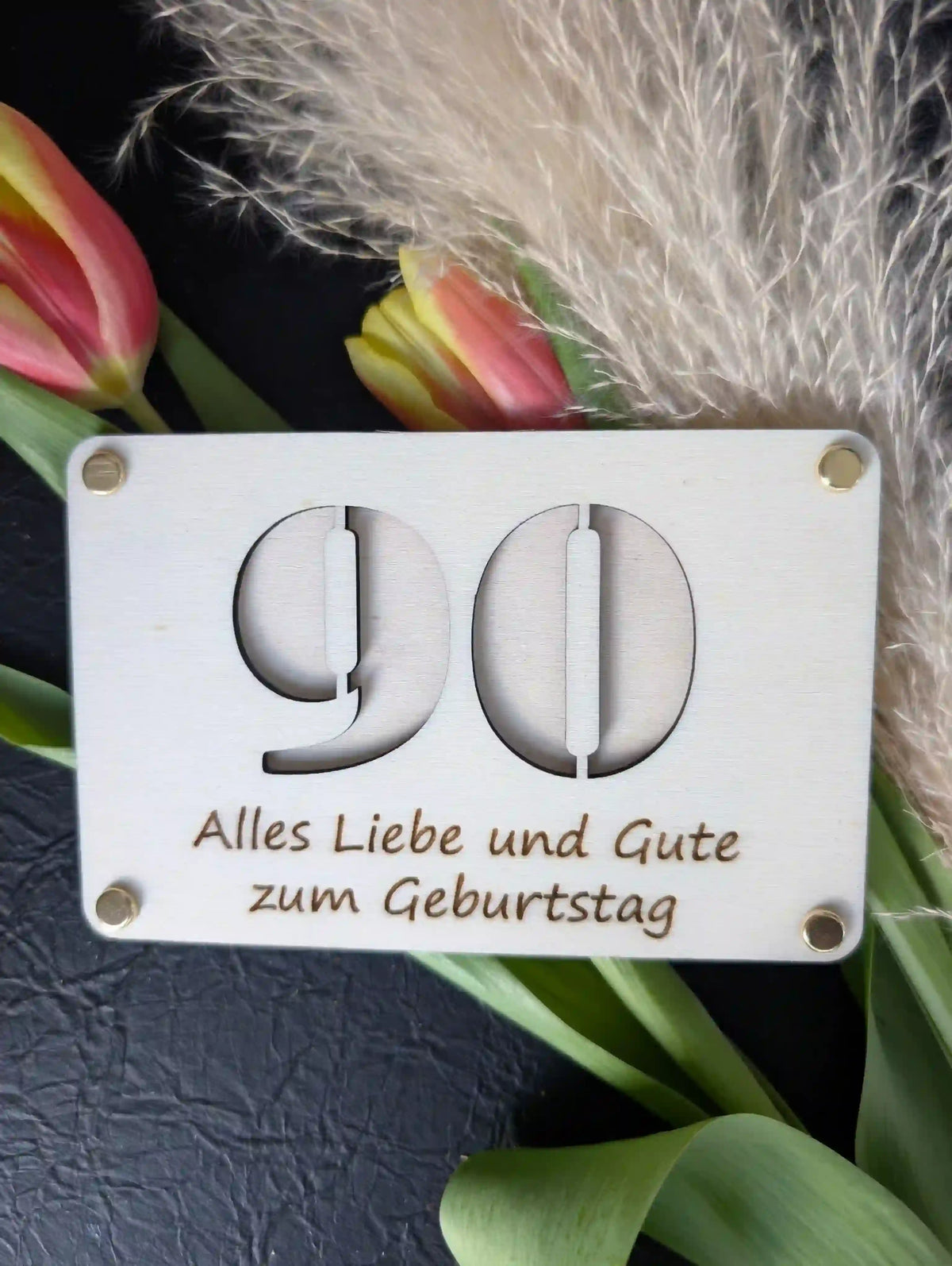 Holzumschlag für Geld und Gutscheine