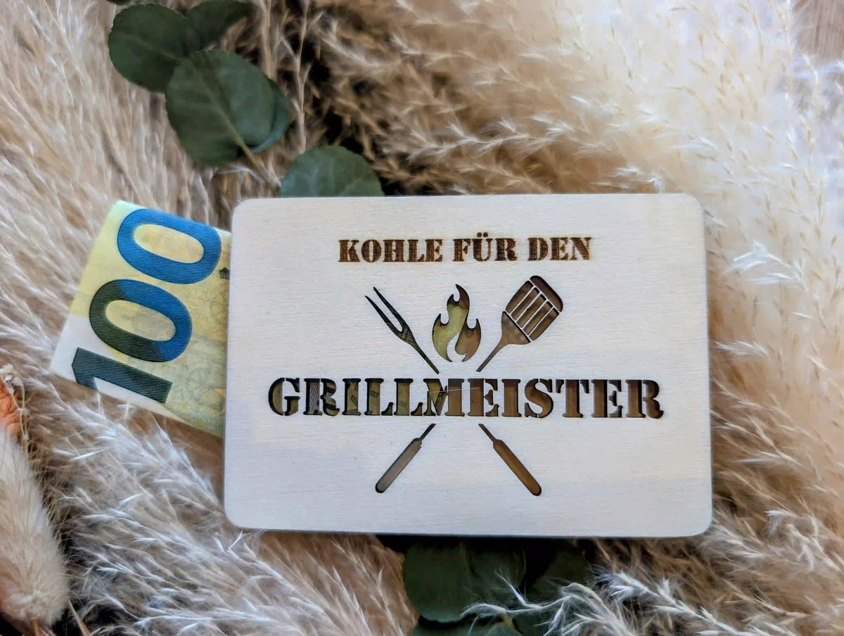Geldbox aus Holz
