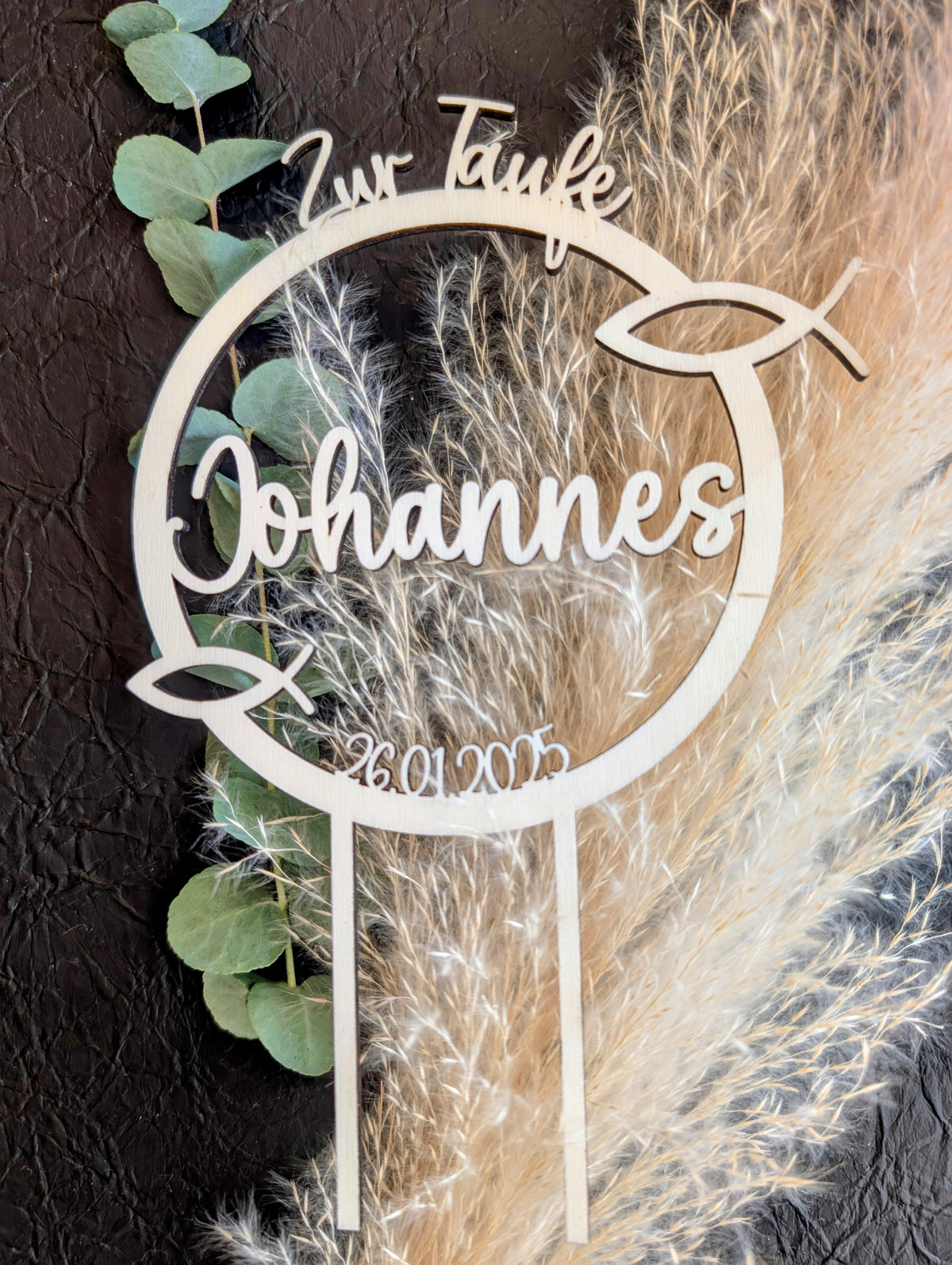Caketopper - Zur Taufe